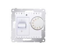 Régulateur de température ambiante avec capteur intérieur Blanc brillant Simon 54 PremiumContact™ Simon DRT10W.02/11