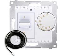 Régulateur de température ambiante avec sonde intérieure (module) et sonde extérieure, blanc DRT10Z.02/11