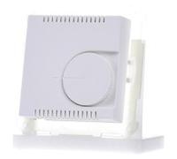 MDT KNX 55x55 mm Régulateur de température ambiante avec molette de réglage blanc pur brillant, 1 pièce.