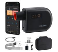 Régulateur de température barbecue - Thermostat Wi-Fi et Bluetooth 5.0 - Ventilateur automatique - 4 sondes - Fumoir