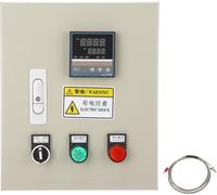 Régulateur de température intelligent avec thermocouple, boîtier de thermostat PID numérique, 380 V CA, triphasé, 7,5 kW