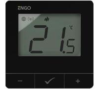 Régulateur de température par Internet, ENGO E25-230B, en saillie, ZigBee/868MHz, 230V, noir