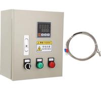 Régulateur de température PID, triphasé, 15 kW, régulateur de température thermostatique intelligent avec thermocouple de type M6 K (2M), 380 V CA