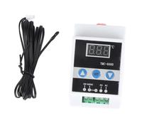 Régulateur de température Thermostat radiateur électrique DIN Rail, 110-240V, contrôle précis - Compatible Chauffage et Refroidissement, Installation Rapide, Usage professionne