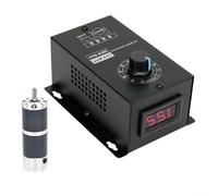 Régulateur de tension électronique 10 000 W pour contrôleur de moteur CC 6 V-90 V Entrée large plage de tension pour PWM 16 kHz Haute puissance Rotation réversible Dissipation efficace de la chaleur B