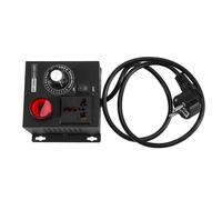 Régulateur De Tension Électronique Scr Ac220v 4000w, Moteur De Température, Contrôleur De Vitesse De Ventilateur, Variateur D'intensité, Outil Électrique Réglable, Prise Ue