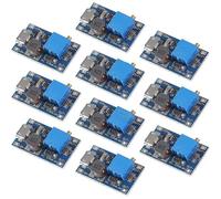 Régulateur de tension réglable, 10 pièces, module élévateur micro-USB, 2 V-24 V à 5 V-28 V, 2 A, DC-DC