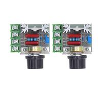 Régulateur de Tension SCR 2000 W 220 V AC, Module de Contrôleur de Vitesse de Moteur Réglable, Potentiomètre à Bouton pour Appareil Ménager avec Régulation Thermique du Chauffe-Eau