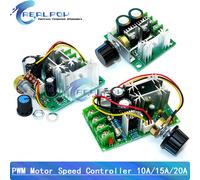 Régulateur de vitesse de moteur à courant continu, module d'entraînement haute puissance, PWM, régulateur de courant, 12V, 24V, 36V, 48V, 6-90V, 10A, 15A, 20A 20A 12-48V