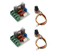 Régulateur de vitesse pour moteur, 2 pièces, AC 50V-220V, 25A, 2000W