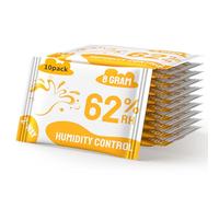 Régulateur d'humidité 2 voies 62% HR 8g, protège terpènes et arômes, pour la conservation des herbes jusqu'à 28g - 10 pièces