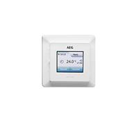 AEG Régulateur de température au sol et ambiante FRTD 903 TC, écran tactile avec affichage couleur, mode confort-éco, programmes hebdomadaires, 233919