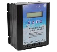 Régulateur hybride éolien-solaire 12-24 V avec charge PWM et écran LCD, universel pour les systèmes de production hors réseau