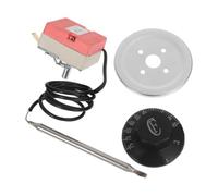 Régulateur Mécanique pour Chauffe-Eau 16 A 250 V Réglable 30-75 °C | Commande Rotative Manuelle, Bouton en Bakélite et Fer, Réparation Domestique ou Commerciale, Installation Couleur Aléatoire