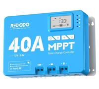 Régulateur solaire MPPT 40A, 12V/24V, avec Bluetooth, écran LCD et indicateurs LED