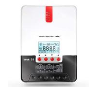 Régulateur solaire MPPT - Régulateur de batterie haute fréquence - Optimisation de la puissance de crête avec suivi MPPT - 30 A - Noir