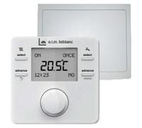 E.L.M. Leblanc Régulateur programmable sans fil NSC RF 7716780374 avec comptage d'énergie Blanc G