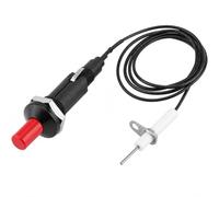 Regun Allumeur Piézoélectrique, 1 Out 2 Allumeur à Bouton avec Câble | Spaker Generator Kit pour Gril de Barbecue pour cuisinière à gaz