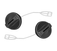 Regun Bouchon d'huile - 2Pcs Scie à chaîne Réservoir d'essence Bouchon d'huile Compatible avec Husqvarna 340 345 346 350 353 362 365 371 bouchon husqvarna 345
