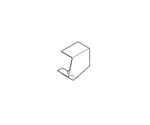 REHAU ANGLE PLAT POUR GOULOTTE AXIS 60x40 PVC BLANC IK10