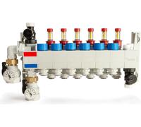 REHAU RAUTHERM SPEED, distributeur, HKV-D, polymère, 11 circuits, connecteur 17, 1 pièce.