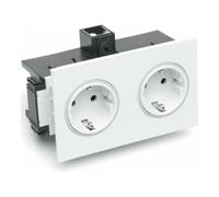 Rehau Rehau Prise double SIGNA IN cws BRK 2STD Quantité:1