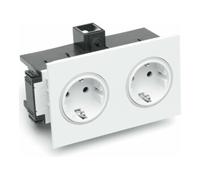 Rehau Rehau Prise double SIGNA IN rws BRK 2STD rws/rt Quantité:1