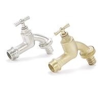 Rehau Robinet, Jardin avec Boule Valve Fermeture à Pas de vis 1/2 Pouce (12,70 mm) 11.5 x 8.8 x 3 cm Mehrfarbig