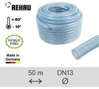 Rehau Tuyau PVC Raufilam-E diamètre intérieur 13mm longueur 50m DIN53505 max. 12bar transparent / flexible - 10286011002
