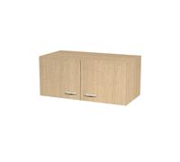 Rehausse d'armoire Wood - L.90 x H.40 cm - 2 portes - Chêne