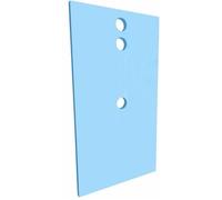 Rehausse de 8 cm pour receveur - Couleur principale: Bleu - Matière: Verre