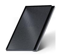 Réhausse de plat de cuisson pour réchaud à gaz carré poêle grill antiadhésive pour réchaud de camping, Plancha pour BBQ camping et barbecue à gaz accessoires pour réchaud de camping, réhausse de gril