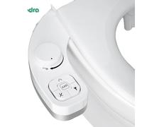 Rehausse de siège de bidet, double buse, pression d'eau réglable, 7-8 Amérique du Nord
