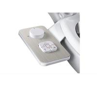 Rehausse de WC bidet non électrique avec deux buses escamotables et autonettoyantes, lavage avant et arrière, pressostat pour l'eau froide