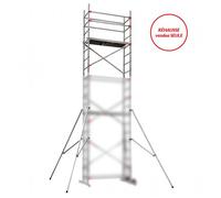Réhausse échafaudage roulant pour escalier avec montage rapide 4,8m/6,8m Hailo Fast & Lock 7