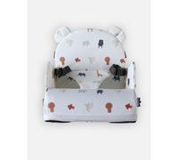 Noukies Réhausseur de chaise bébé SAFARI – Amovible, lavable, 9 mois à 3 ans