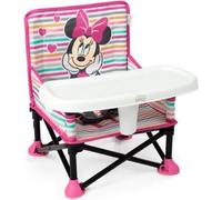 Réhausseur de Chaise Bébé Disney Minnie, Pliable, Nomade, Voyage, Léger, Facile à Nettoyer, Sac de Transport Inclus