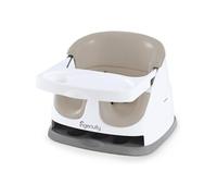 Ingenuity, Rehausseur de Chaise 2en1 pour Bébé et Enfants, Siège Evolutif, Harnais de Sécurité à 3 Points, Plateau Amovible, sons BPA, Portable et Facile à Nettoyer, Beige, 6-36 Mois