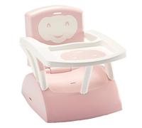 Rehausseur De Chaise Bébé Évolutif 2 En 1 Rose Poudré TU