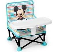 Rehausseur de Chaise Bébé Pliable Disney Mickey, Nomade, de Voyage, Léger, Facile à Nettoyer, Sac de Transport Inclus