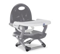 Rehausseur de Chaise Chicco Pocket Snack, Compact, Transportable, Gris Foncé