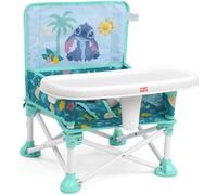 Rehausseur de Chaise Pliable Disney Baby Stitch, Léger, Facile à Nettoyer, Sac de Transport Inclus