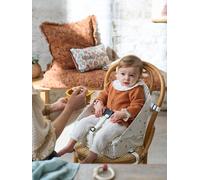 Rehausseur de chaise rayé blanc TU