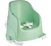 Rehausseur de Chaise Thermobaby Tudi, 6 à 36 Mois, Harnais de Sécurité 3 Points, Vert Céladon