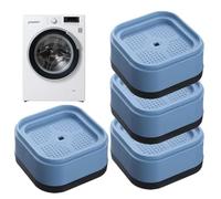 Rehausseur De Meuble | Pieds Stabilisateurs pour Lave-Linge | Coussin Polyvalent Anti-Glisse pour Meubles De Maison Table Chaise Canapé