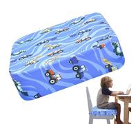 Rehausseur de siège avec sangles, rehausseur pour table à manger, rehausseur de siège de pour , dessous antidérapant, design de ceinture de sécurité lavable, rehausseur confortable pour