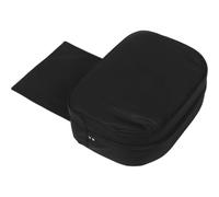 Rehausseur de Siège pour Chaise de Coiffure Garçon Fille Noir poignée | Coussin Amovible en Cuir PU et Écume, Format 40x30x17cm, Surface Résistante aux Taches, Facile à Nettoyer