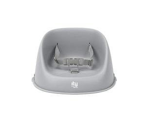 rehausseur ity by Ingenuity My Spot Easy-Clean Baby, harnais 3 points, sangles amovibles et lavables - Gris