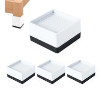 Rehausseurs De Meubles | 4 Pieds Support pour Meubles Empilables - Support Rehausseur De Table,pour Chambre Salon Cuisine Buanderie Bureau Appartement Maison De Campagne Équipements Électroménagers