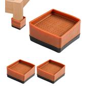 Rehausseurs De Table pour Pieds,4 Pièces Pieds Surélévateurs Carrés - Support Rehausseur De Table - Convient pour Votre Maison, Appartement, Ferme, Chambre, Cuisine, Salon, Buanderie et Bureau.